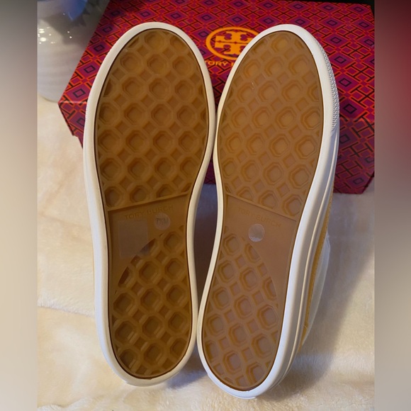✨NIB✨TORY BURCH CANVAS COURT SNEAKERS - Picture 6 of 8